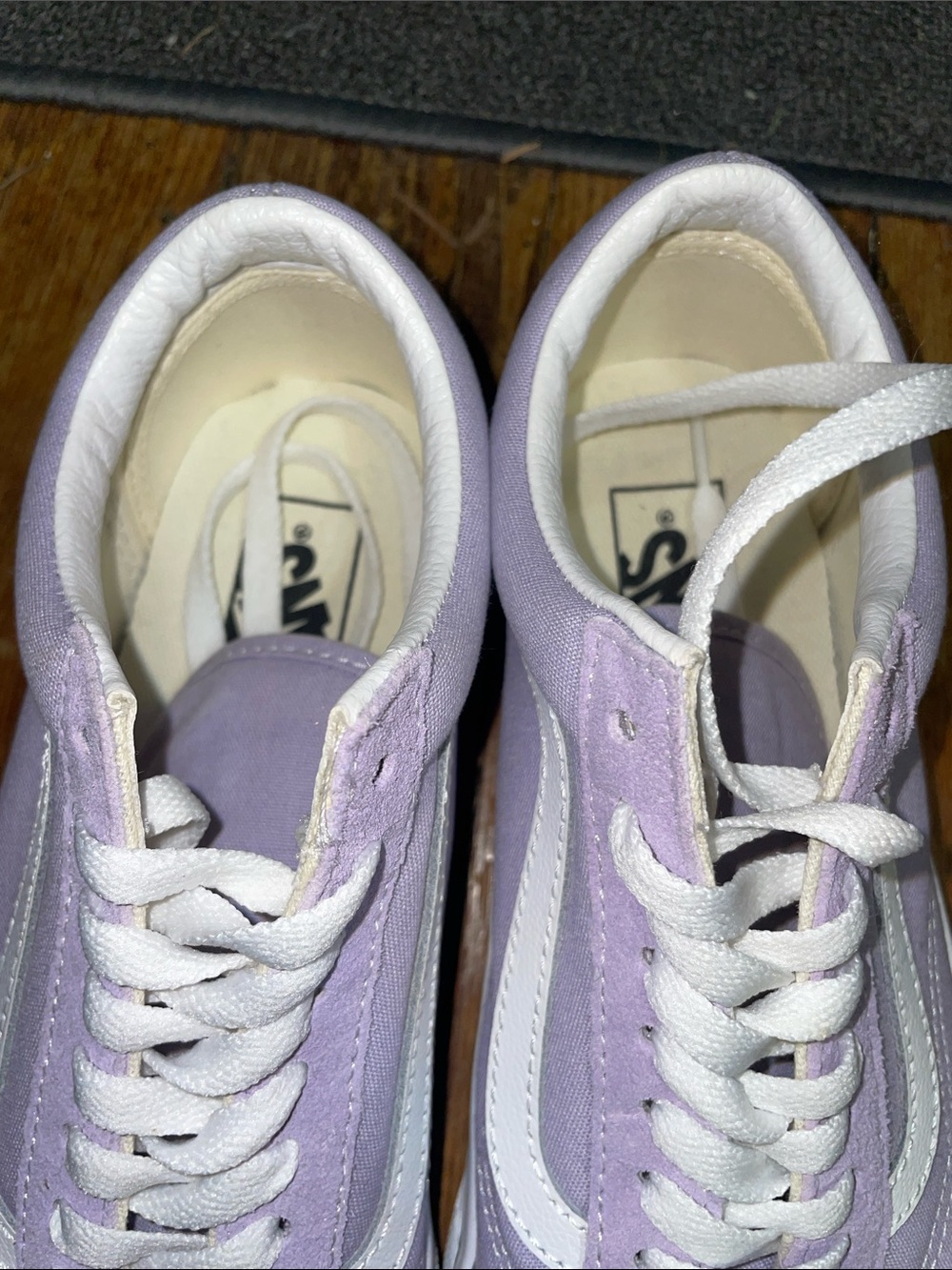 Vans Women’s Light Purple Old Skool Sneakers - Picture 3 of 5